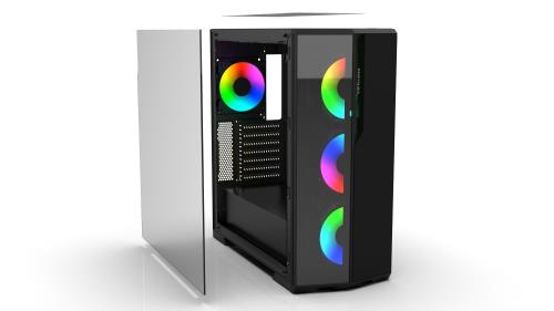 EMPOUSA EMG-17XN 750W 80 PLUS 4X120MM FAN RGB + Gaming ATX PSU YOK KUMAND VAR